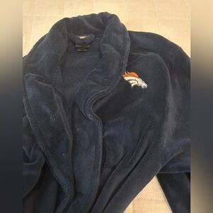 Broncos embroidered logo full length robe